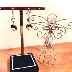 Angel Lever-back Earrings— Designed and Handcrafted By Me 🥰